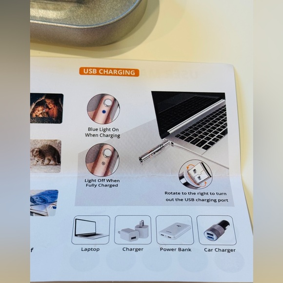 Cat Laser Toy NWOT Kitten Feline toys Silver handheld laser device  exercise toy - Picture 3 of 12